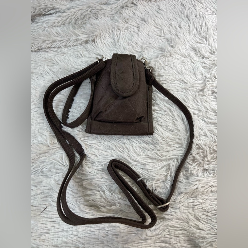 ⭐️Travelon Mini Brown Nylon Crossbody Bag
